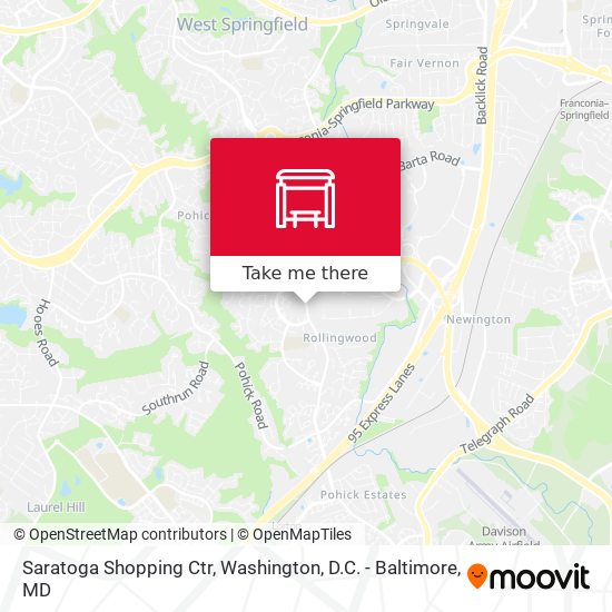 Mapa de Saratoga Shopping Ctr
