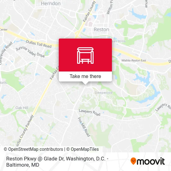 Reston Pkwy @ Glade Dr map