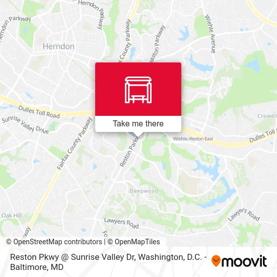 Mapa de Reston Pkwy @ Sunrise Valley Dr
