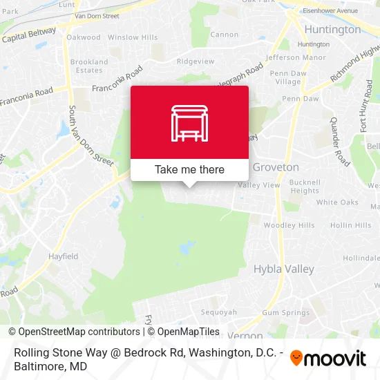 Rolling Stone Way @ Bedrock Rd map