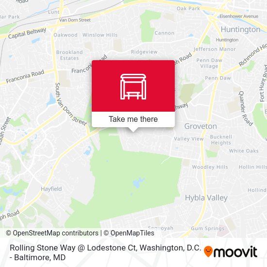 Mapa de Rolling Stone Way @ Lodestone Ct