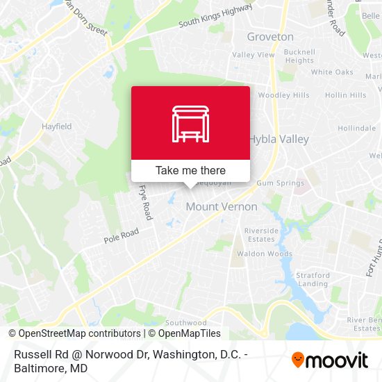 Mapa de Russell Rd @ Norwood Dr
