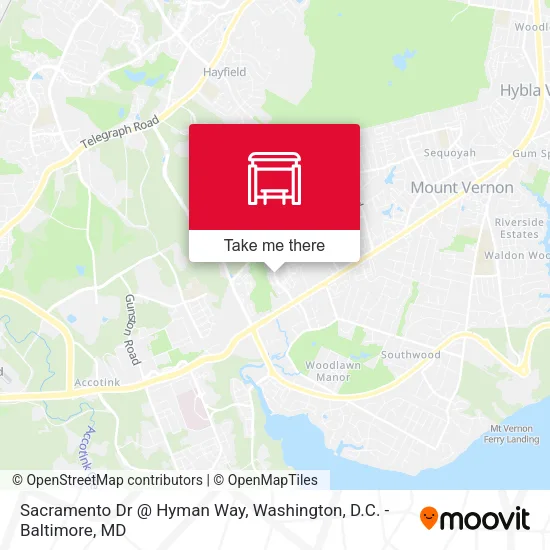 Sacramento Dr @ Hyman Way map