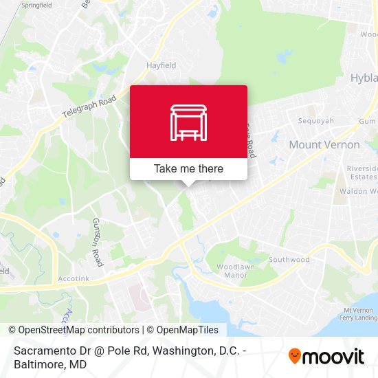 Mapa de Sacramento Dr @ Pole Rd