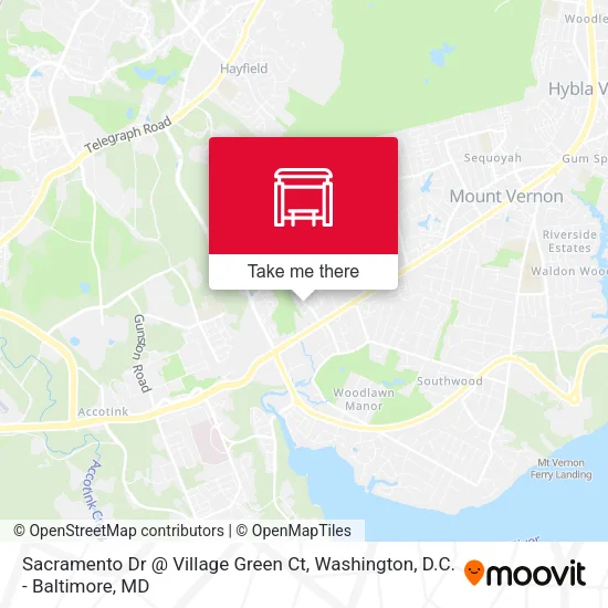 Sacramento Dr @ Village Green Ct map