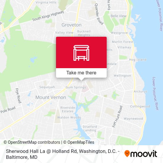 Mapa de Sherwood Hall La @ Holland Rd