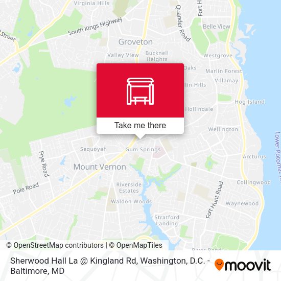 Sherwood Hall La @ Kingland Rd map