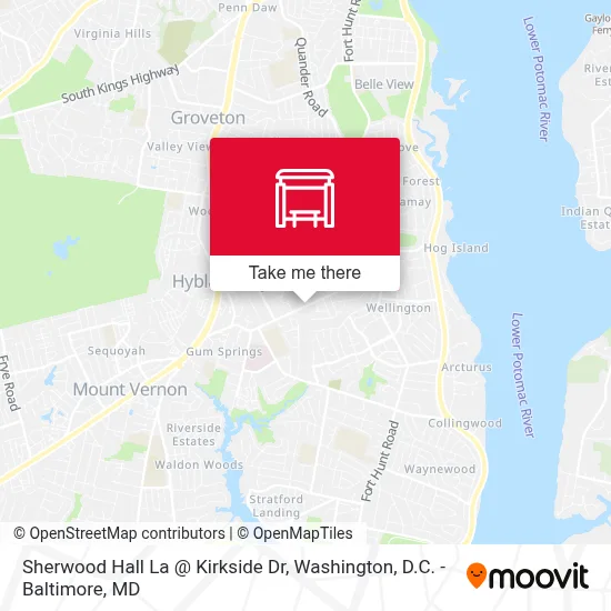 Sherwood Hall La @ Kirkside Dr map