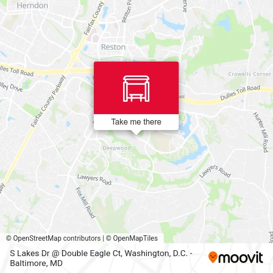 S Lakes Dr @ Double Eagle Ct map