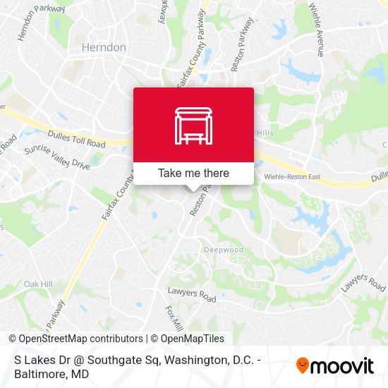 S Lakes Dr @ Southgate Sq map