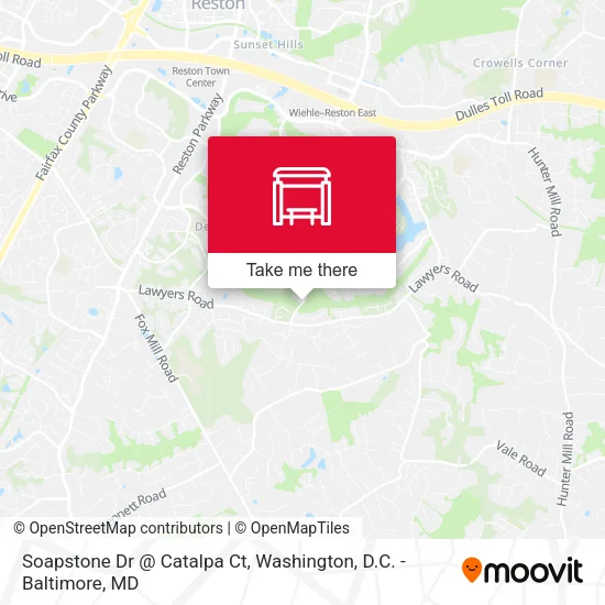 Soapstone Dr @ Catalpa Ct map
