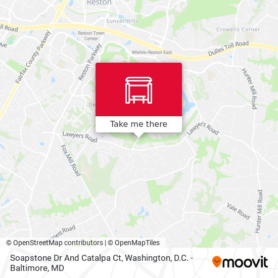 Soapstone Dr And Catalpa Ct map