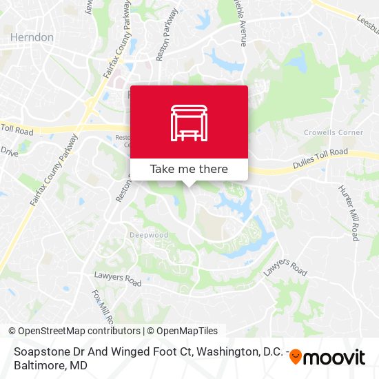 Soapstone Dr And Winged Foot Ct map