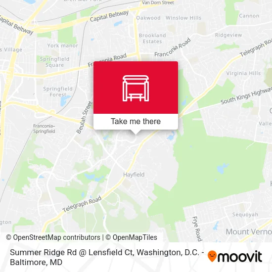 Summer Ridge Rd @ Lensfield Ct map