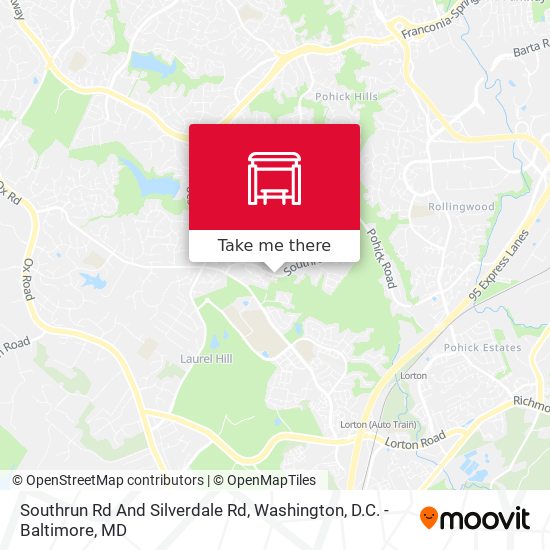 Southrun Rd And Silverdale Rd map