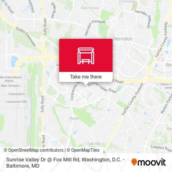 Sunrise Valley Dr @ Fox Mill Rd map