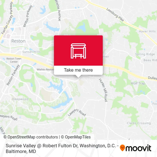 Sunrise Valley @ Robert Fulton Dr map