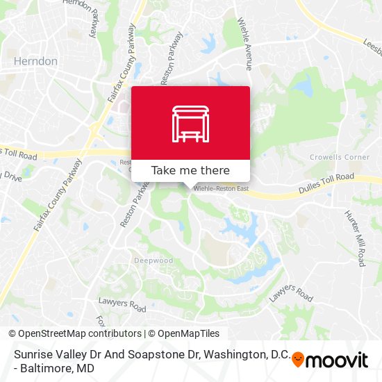 Sunrise Valley Dr And Soapstone Dr map