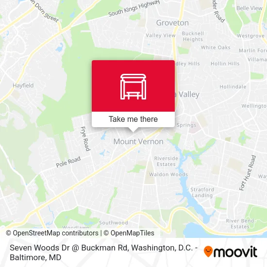 Seven Woods Dr @ Buckman Rd map