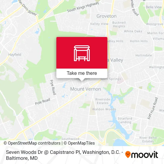 Seven Woods Dr @ Capistrano Pl map