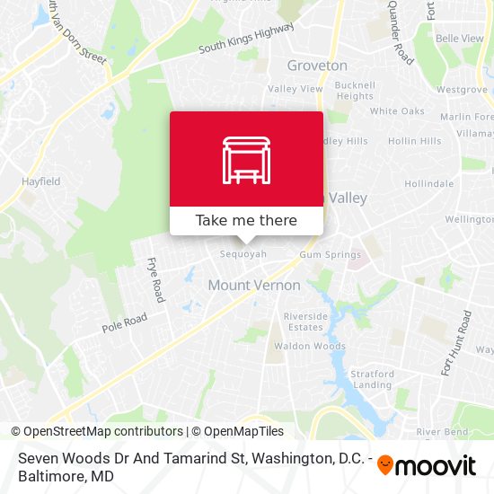 Seven Woods Dr And Tamarind St map