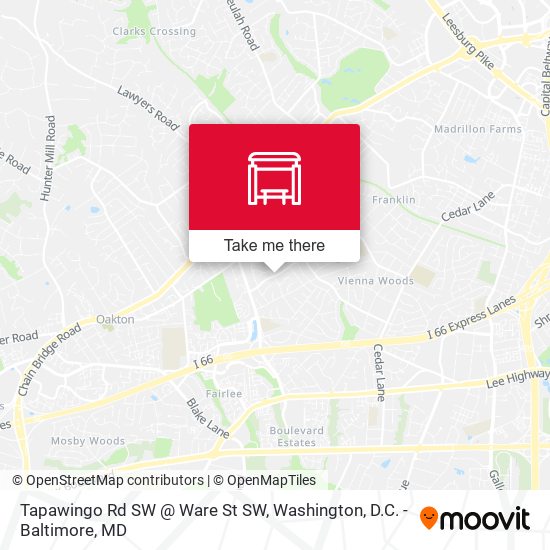 Mapa de Tapawingo Rd SW @ Ware St SW