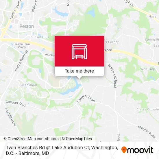 Twin Branches Rd @ Lake Audubon Ct map