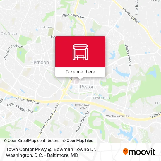 Town Center Pkwy @ Bowman Towne Dr map