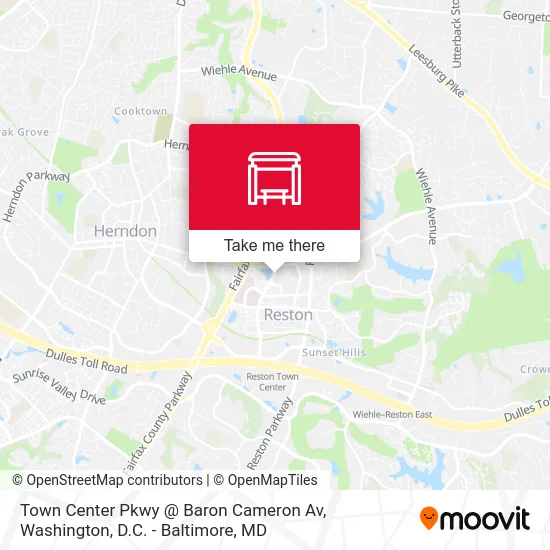 Town Center Pkwy @ Baron Cameron Av map