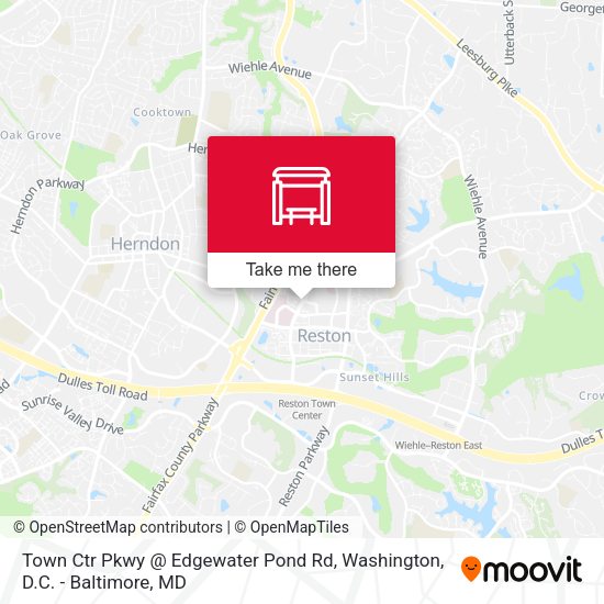 Mapa de Town Ctr Pkwy @ Edgewater Pond Rd