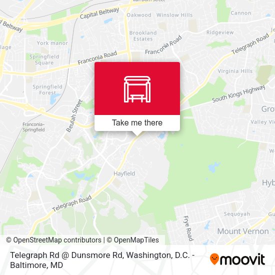 Telegraph Rd @ Dunsmore Rd map