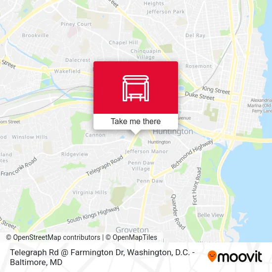 Telegraph Rd @ Farmington Dr map