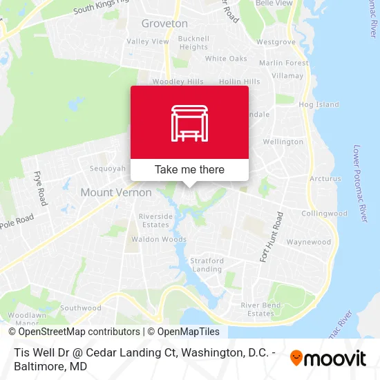 Tis Well Dr @ Cedar Landing Ct map