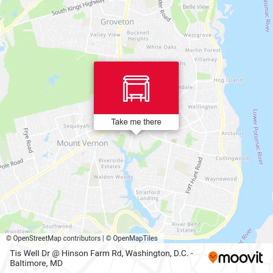 Tis Well Dr @ Hinson Farm Rd map