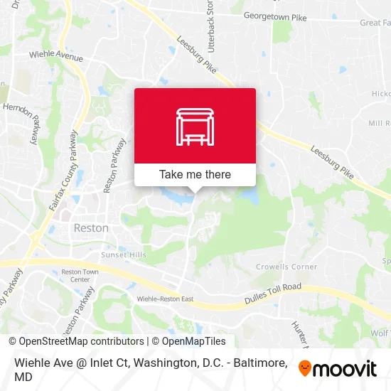 Wiehle Ave @ Inlet Ct map
