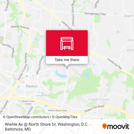 Wiehle Av @ North Shore Dr map