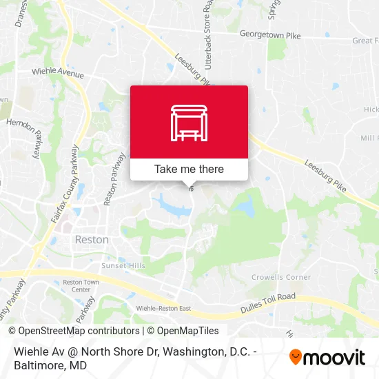 Wiehle Av @ North Shore Dr map