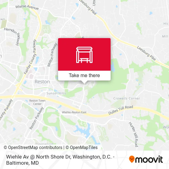 Wiehle Av @ North Shore Dr map