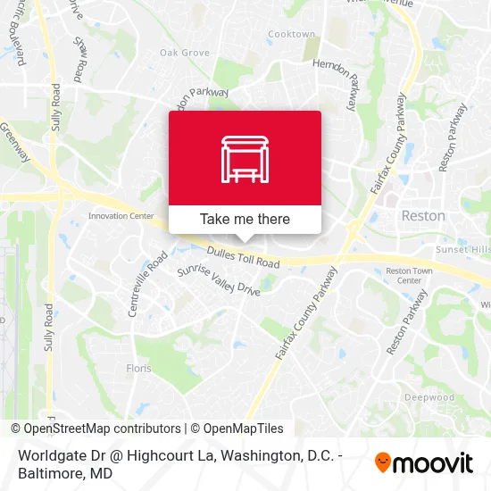 Worldgate Dr @ Highcourt La map