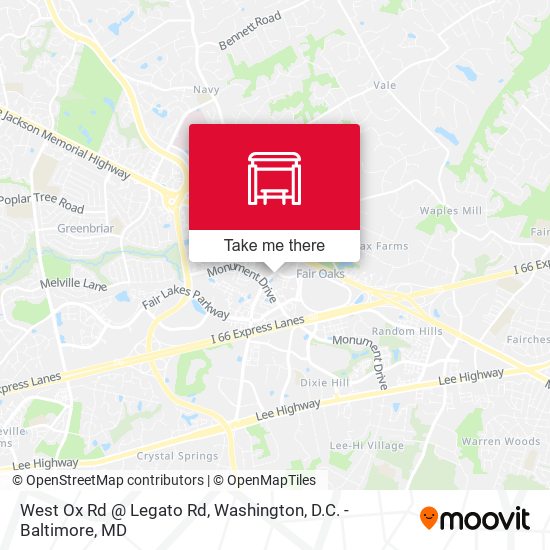 Mapa de West Ox Rd @ Legato Rd