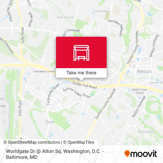 Worldgate Dr @ Alton Sq map