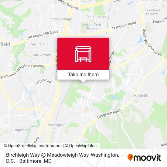 Mapa de Birchleigh Way @ Meadowleigh Way