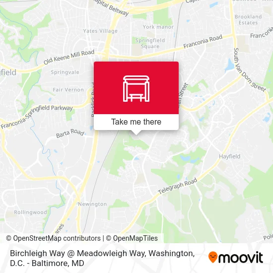 Birchleigh Way @ Meadowleigh Way map