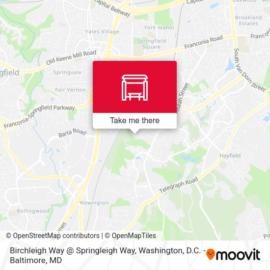 Mapa de Birchleigh Way @ Springleigh Way