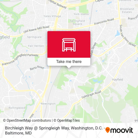 Birchleigh Way @ Springleigh Way map