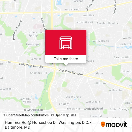 Hummer Rd @ Horseshoe Dr map