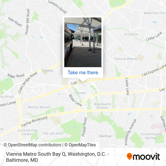 Vienna Metro South Bay Q map