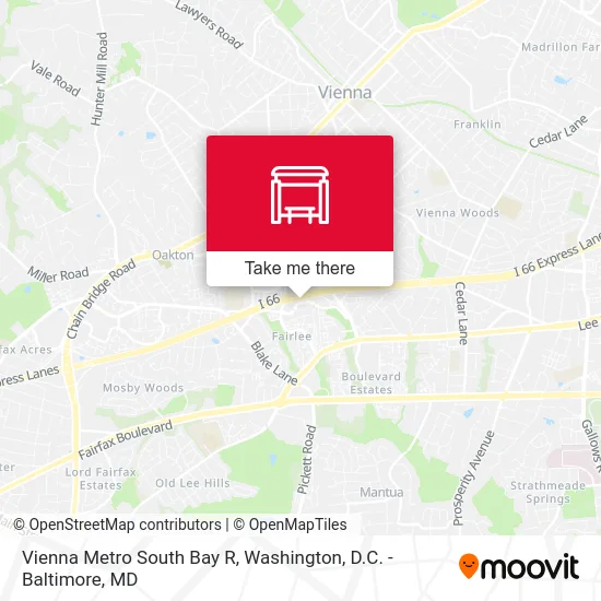Vienna Metro South Bay R map