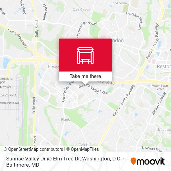 Mapa de Sunrise Valley Dr @ Elm Tree Dr