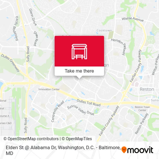 Elden St @ Alabama Dr map